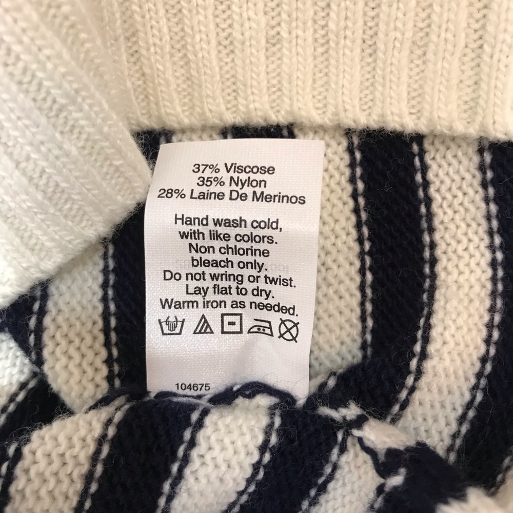 🍀🌸 J.Crew Factory Stripes sweater 🌸🍀 - Picture 6 of 13